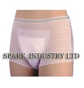OEM altamente estirable uso de pantalones de maternidad Briefs incontinencia con servilleta sanitaria